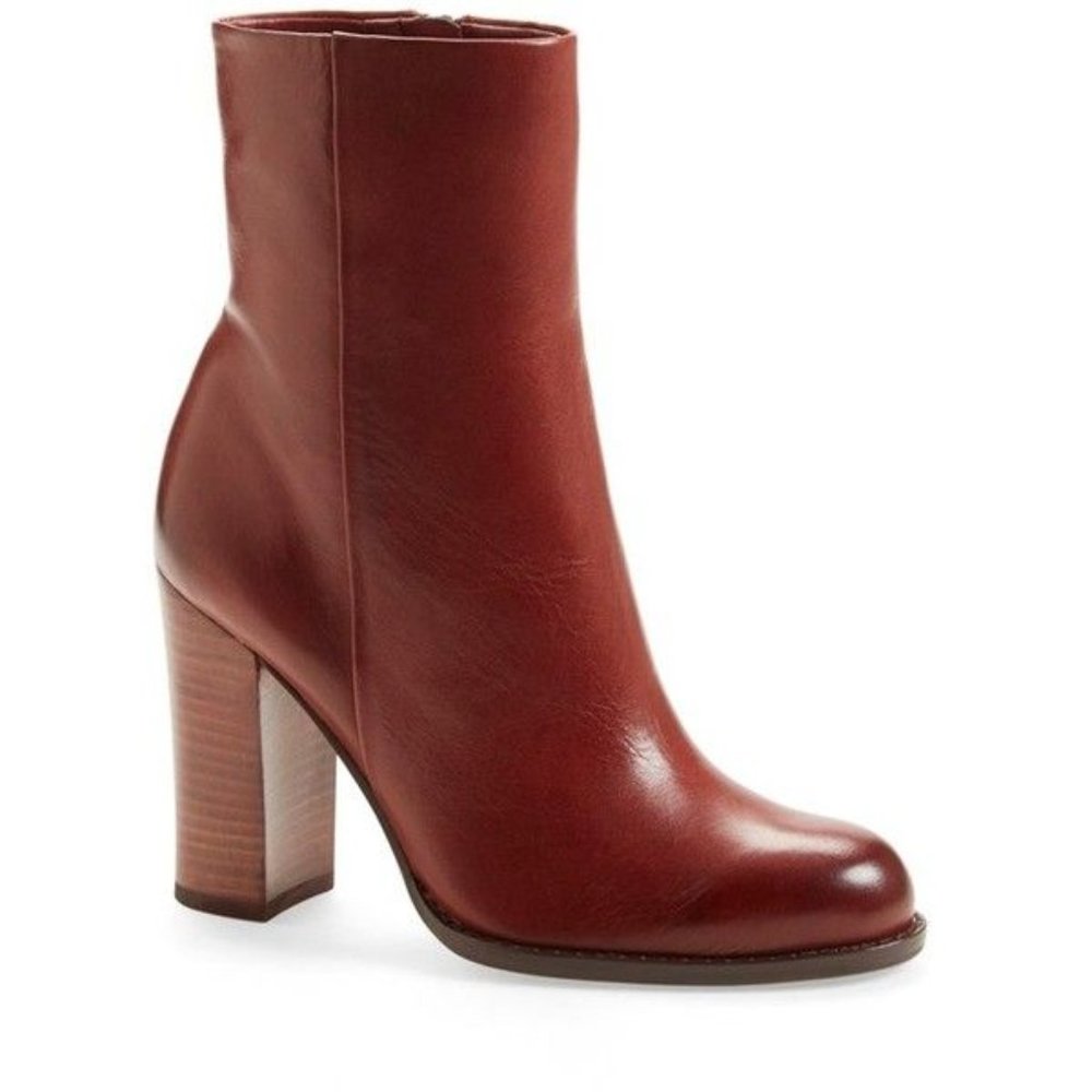 💥 Sam Edelman Women's Reyes Boot Rust Red - Picture 6 of 10